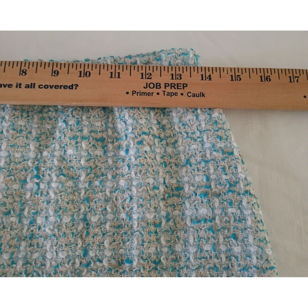Grace Dane Lewis Women's Cotton Blend Tweed Blue Skirt Size 4 Office Career - Picture 9 of 10